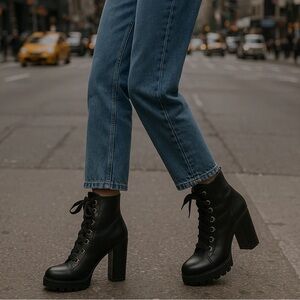 SCHUTZ Black Women's Ankle Boots